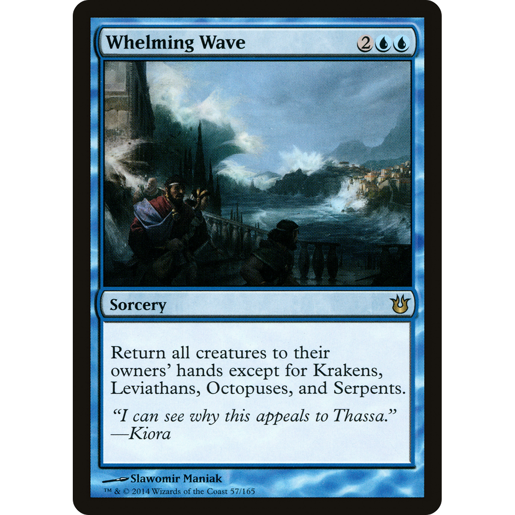 Whelming Wave (BNG-057) - Born of the Gods Foil