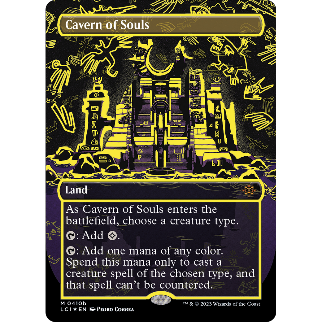 Cavern of Souls (WPN-410B) - The Lost Caverns of Ixalan (Borderless) Foil