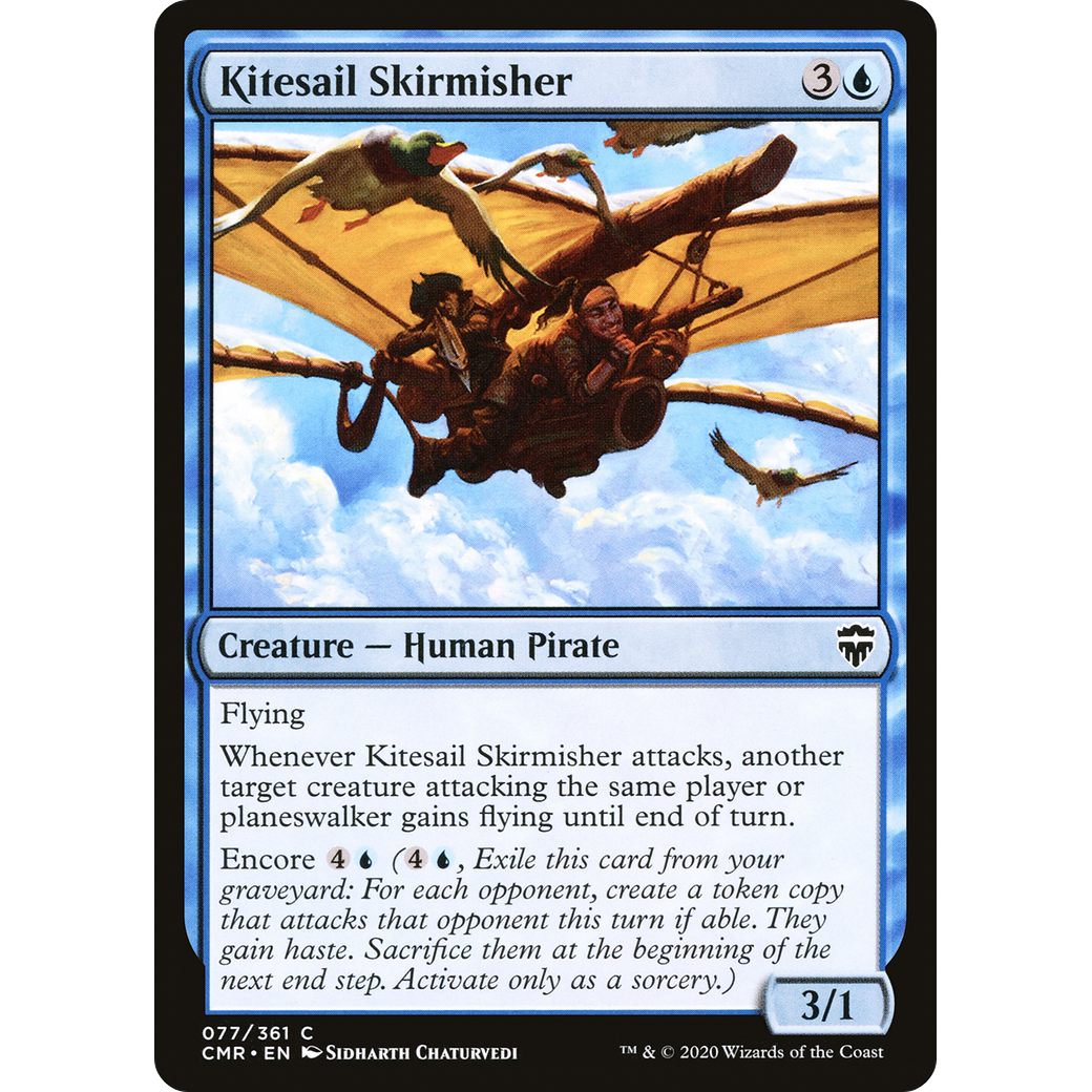 Kitesail Skirmisher (CMR-077) - Commander Legends Foil