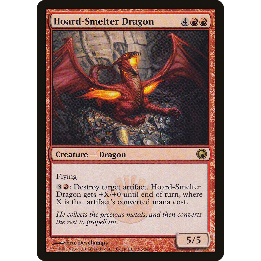 Hoard-Smelter Dragon (SOM-093) - Scars of Mirrodin