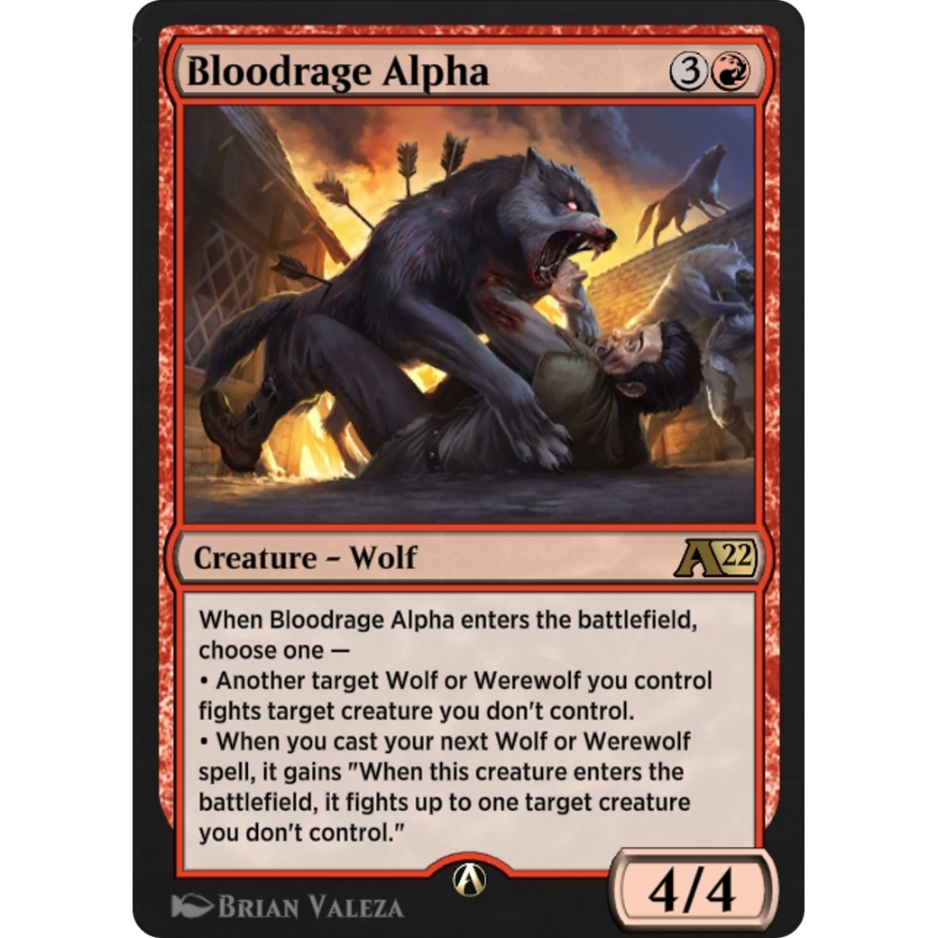 Bloodrage Alpha (Y22-036) - Alchemy: Innistrad