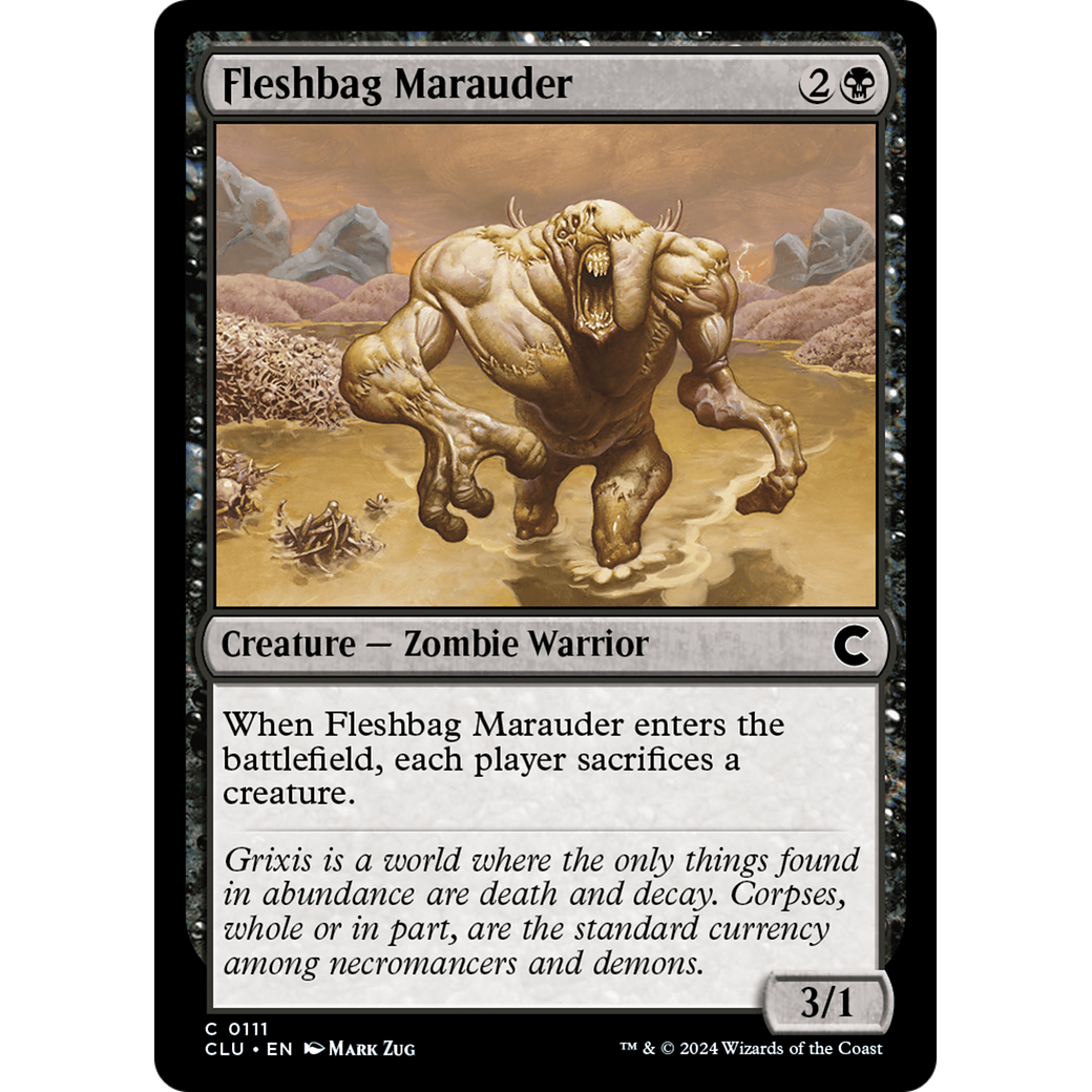 Fleshbag Marauder (CLU-111) - Ravnica: Clue Edition