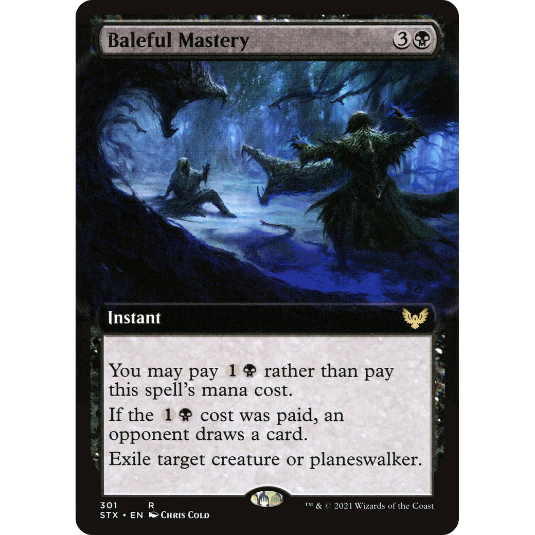 Baleful Mastery (Extended Art) (STX-301) - Strixhaven: School of Mages: (Extended Art)