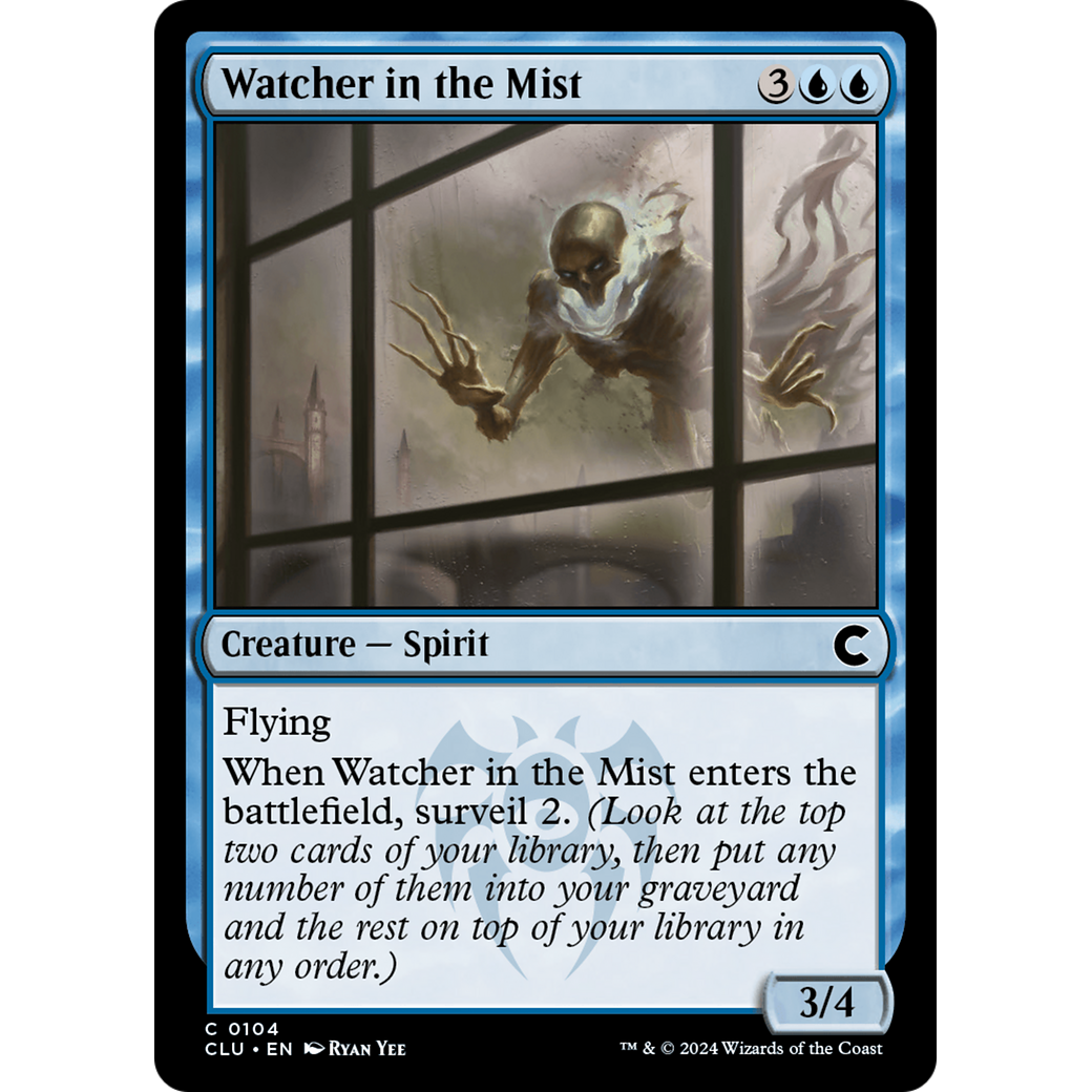 Watcher in the Mist (CLU-104) - Ravnica: Clue Edition