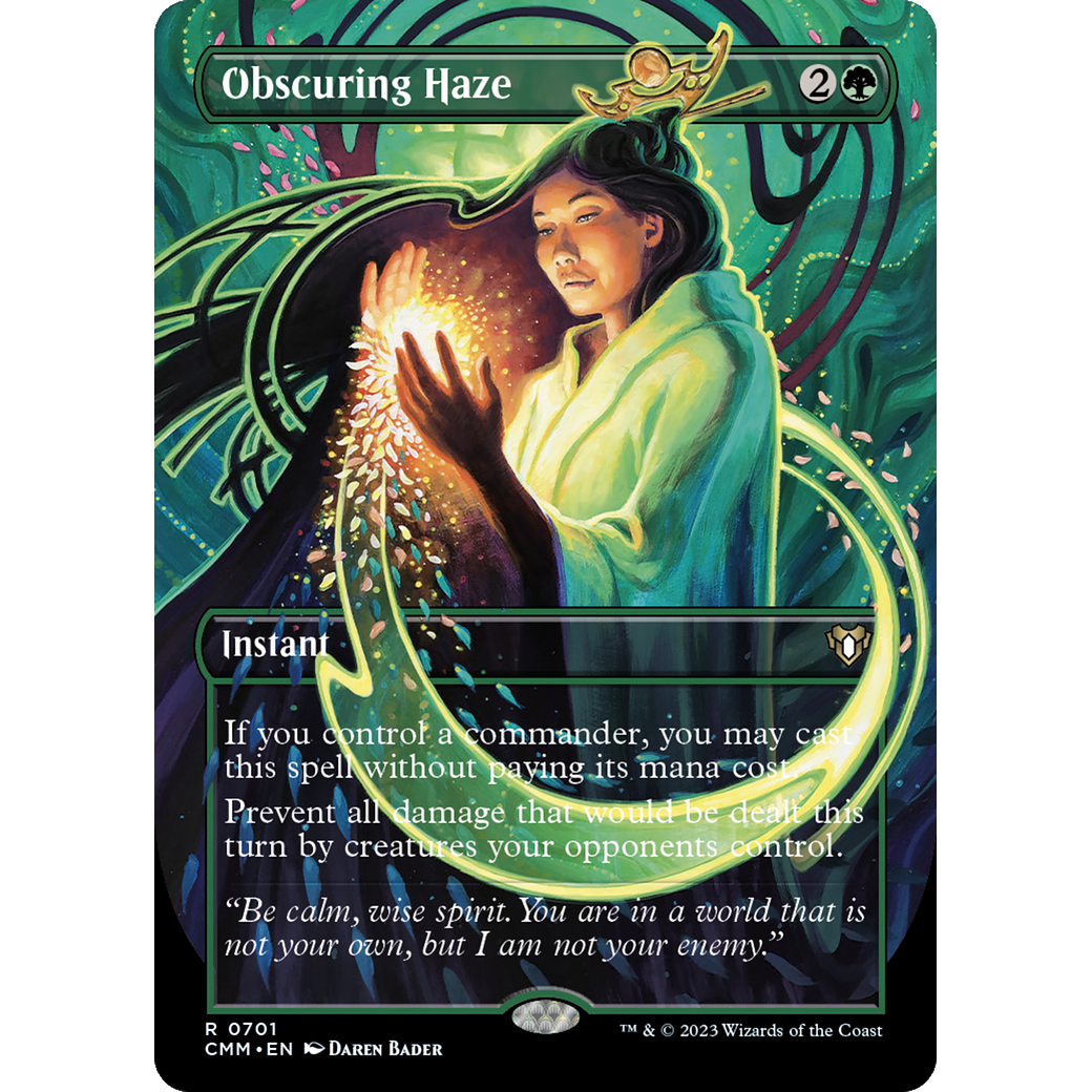 Obscuring Haze (CMM-701) - Commander Masters (Borderless) Foil