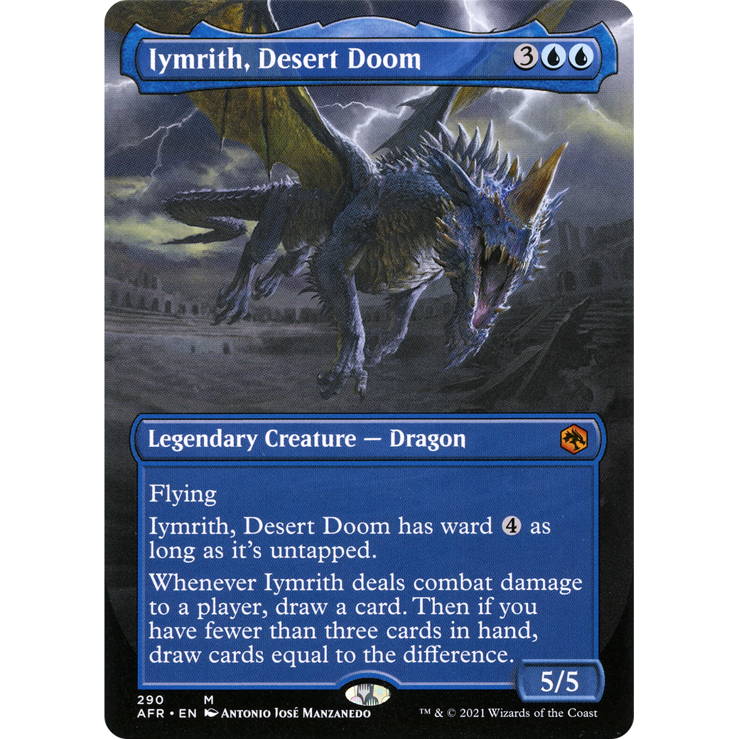Iymrith, Desert Doom (Borderless) (AFR-290) - Adventures in the Forgotten Realms (Borderless)