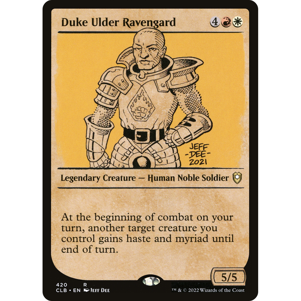 Duke Ulder Ravengard (CLB-420) - Commander Legends: Battle for Baldur's Gate: (Showcase) Foil
