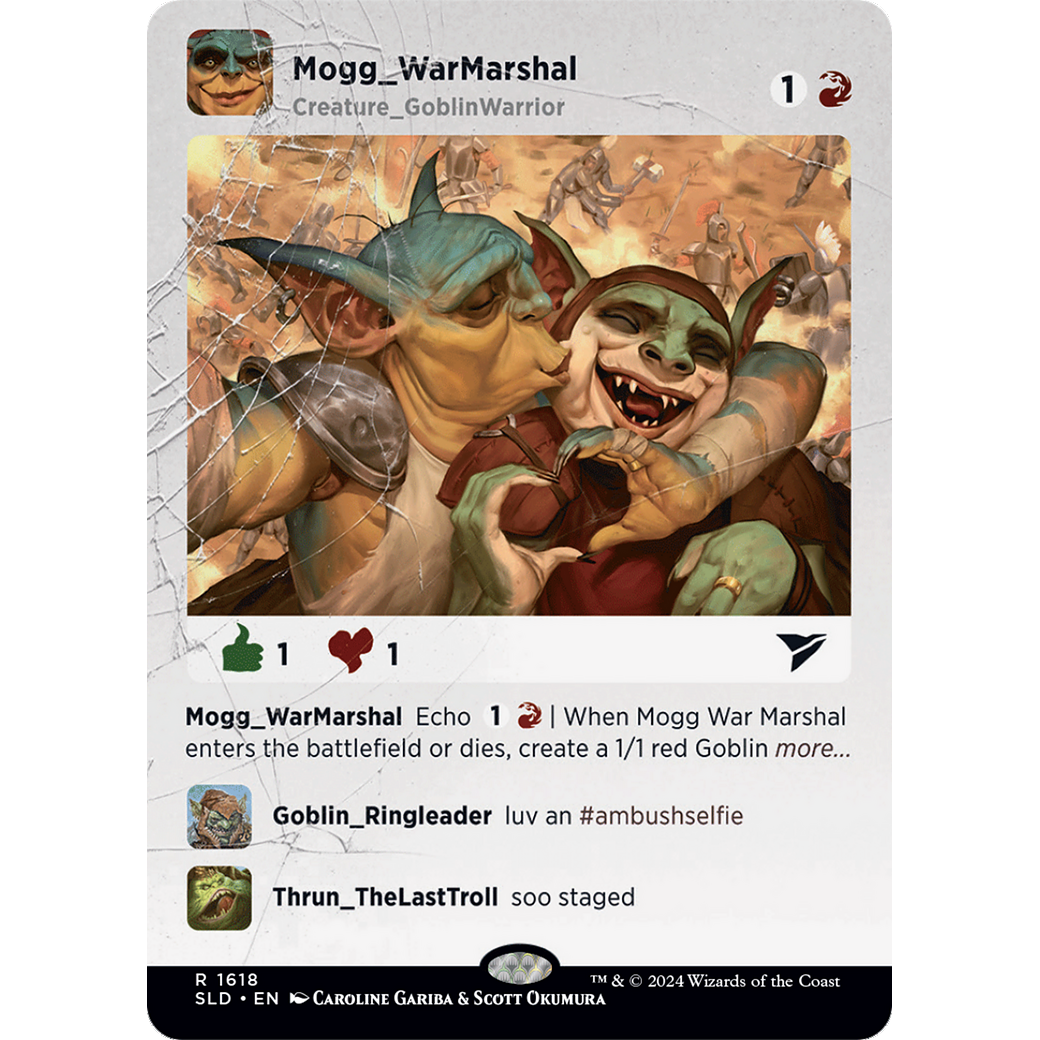 Mogg War Marshal (SLD-1618) - Secret Lair Drop (Borderless)