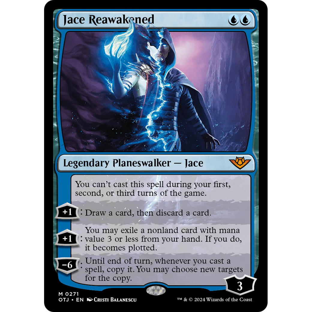 Jace Reawakened (OTJ-271) - Outlaws of Thunder Junction Foil