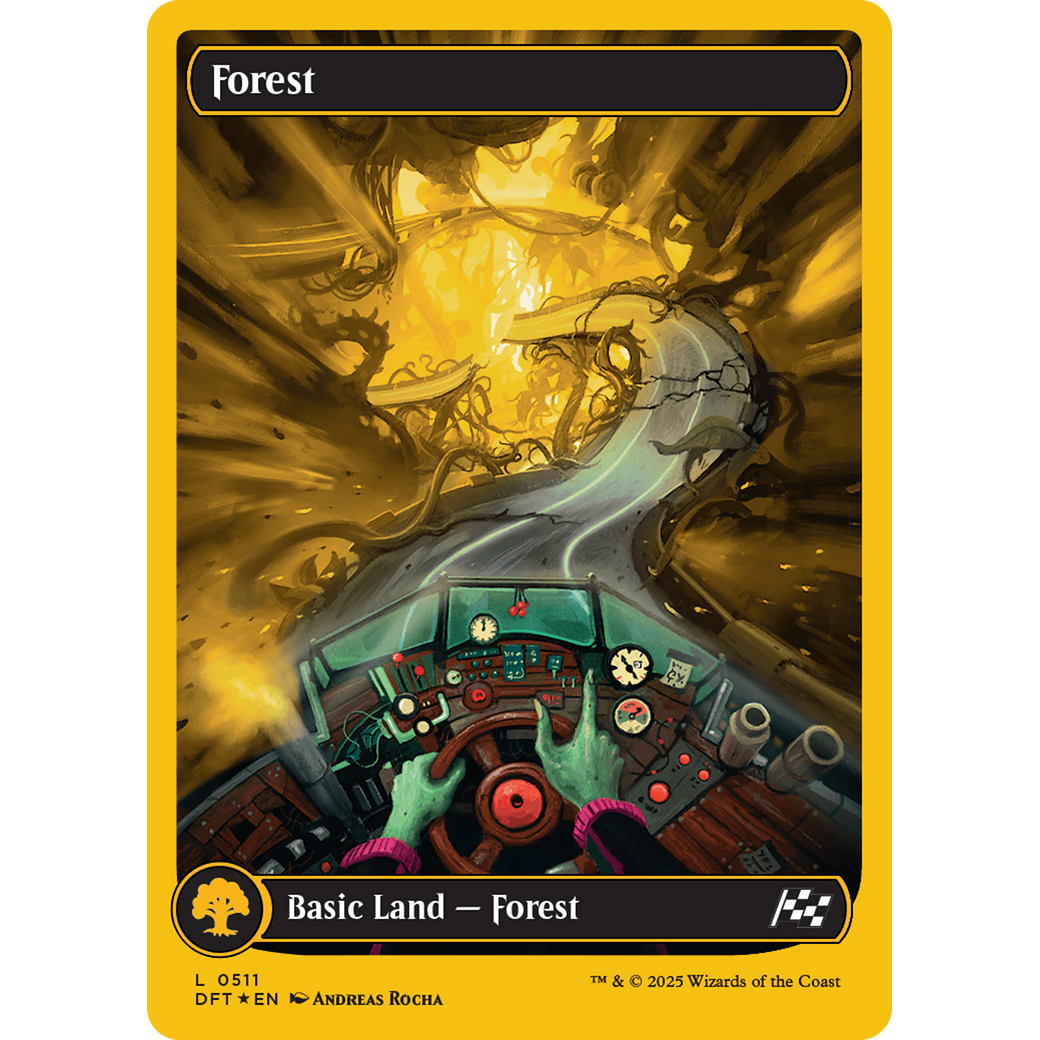 Forest (DFT-511) - Aetherdrift: (Full Art) Foil