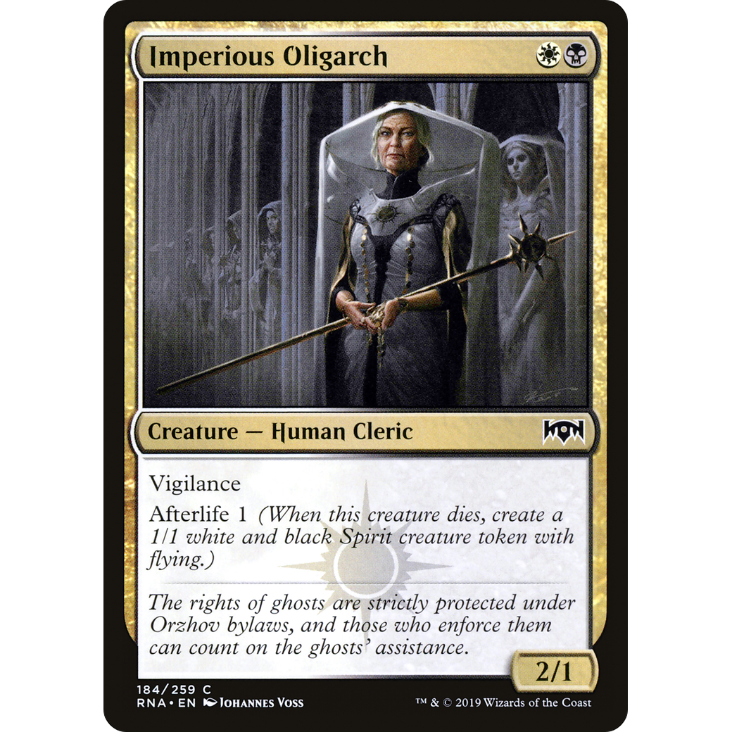Imperious Oligarch (RNA-184) - Ravnica Allegiance