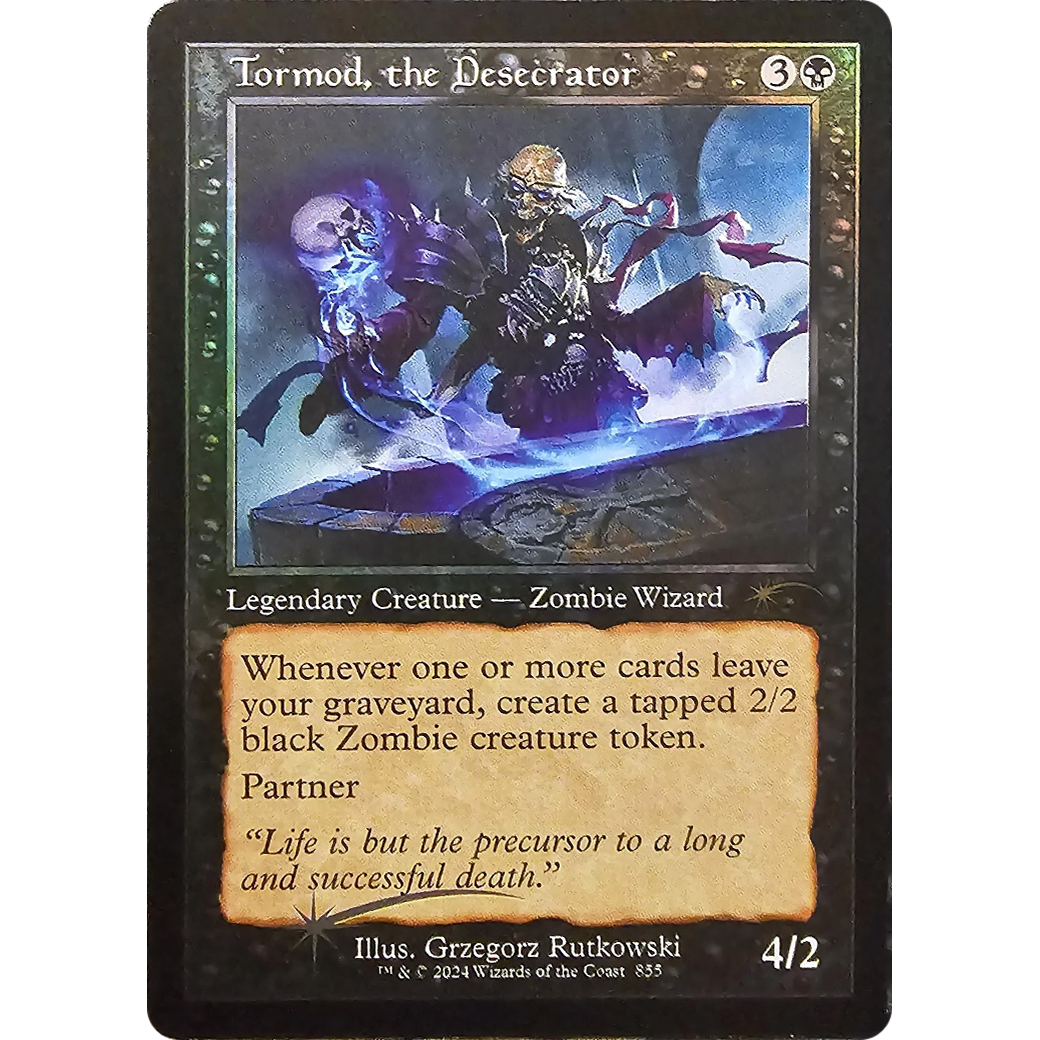 Tormod, the Desecrator (Retro Frame) (SLD-855) - Secret Lair Drop Foil