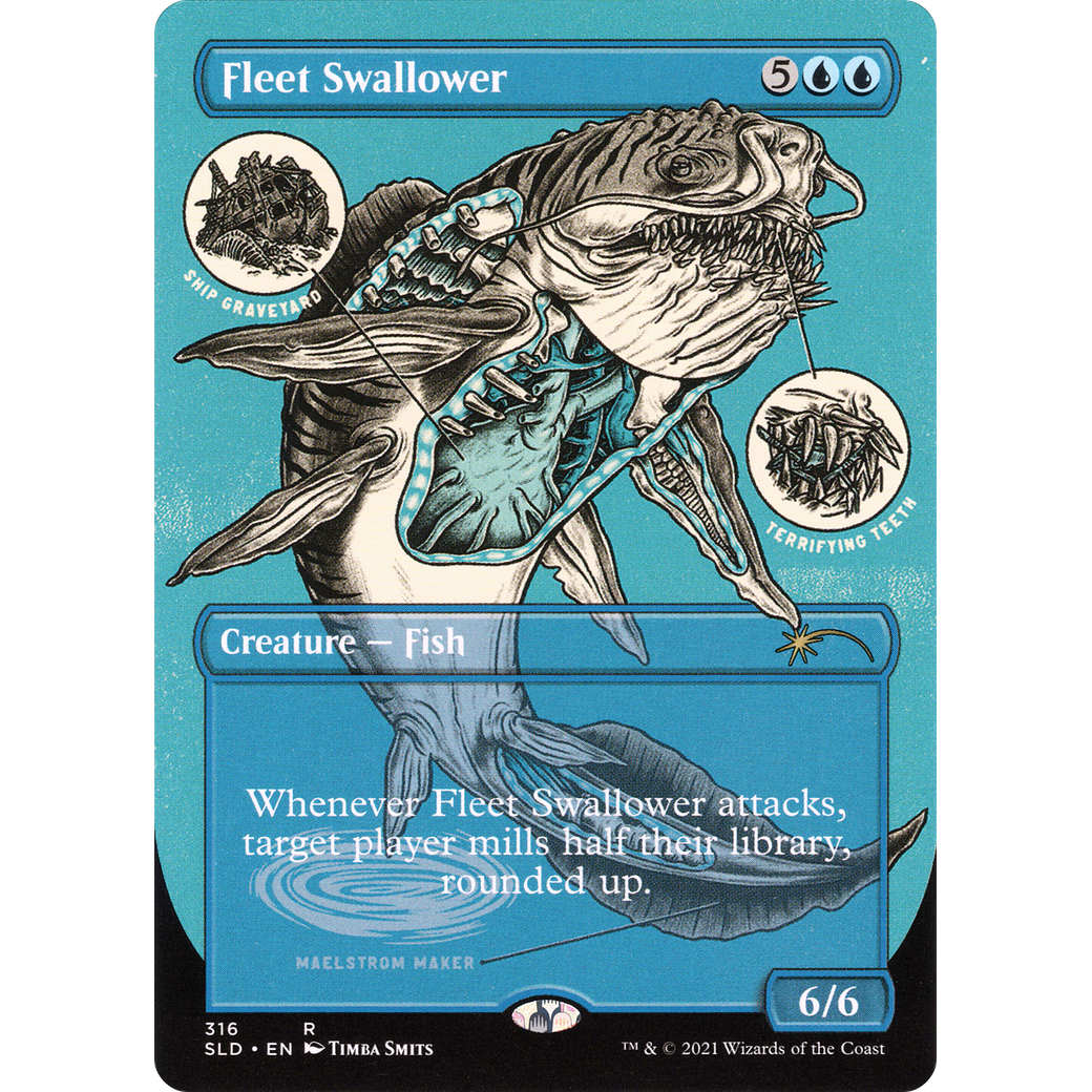 Fleet Swallower (SLD-316) - Secret Lair Drop (Borderless)