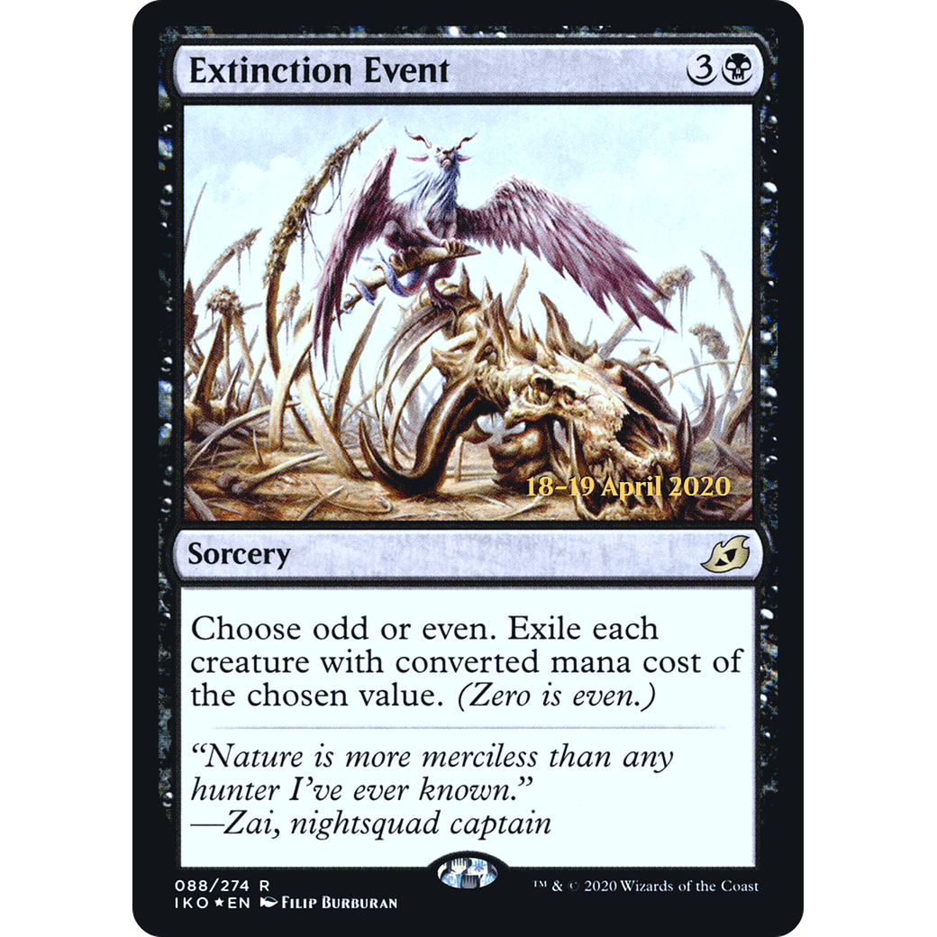 Extinction Event (PRE-088) - Ikoria: Lair of Behemoths Promos Foil