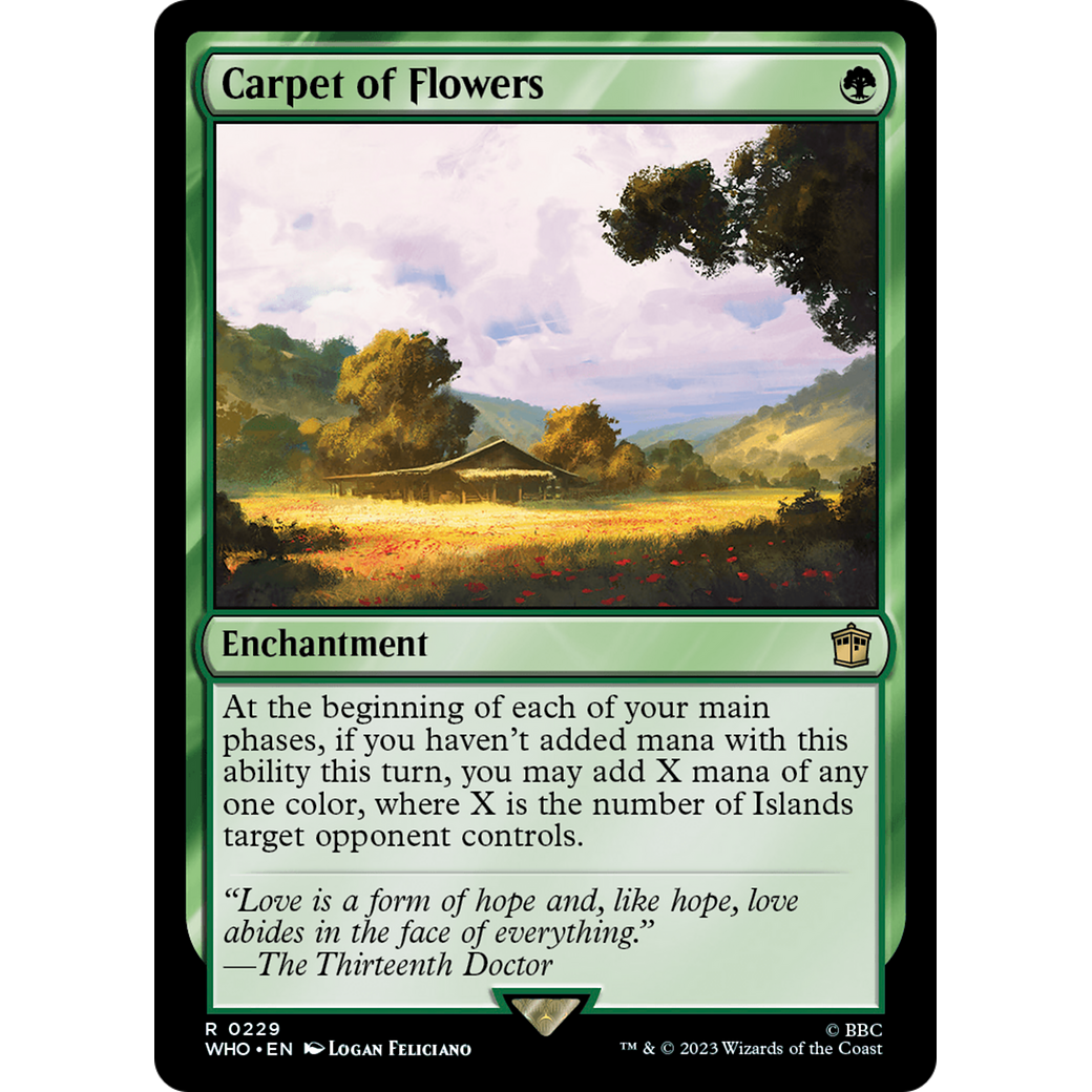 Carpet of Flowers (WHO-229) - Doctor Who