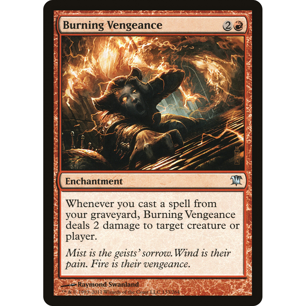 Burning Vengeance (ISD-133) - Innistrad Foil