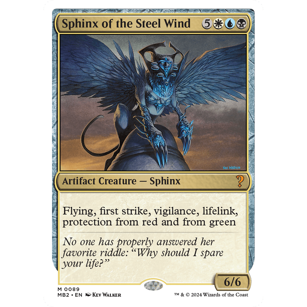Sphinx of the Steel Wind (White Border) (MB2-089) - Mystery Booster 2