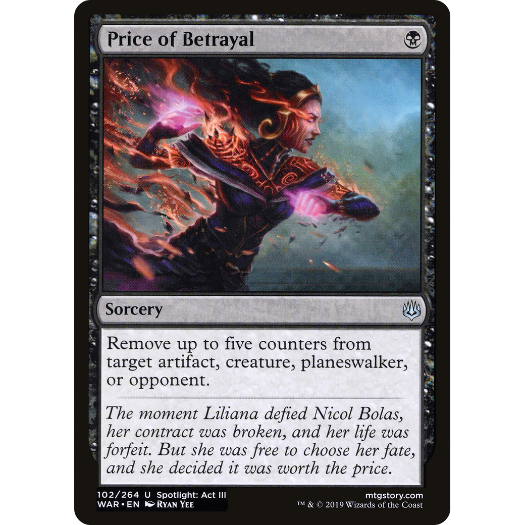 Price of Betrayal (WAR-102) - War of the Spark Foil