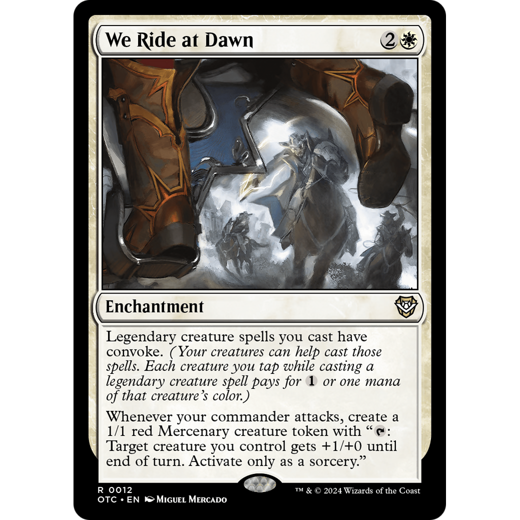 We Ride at Dawn (OTC-012) - Outlaws of Thunder Junction Commander