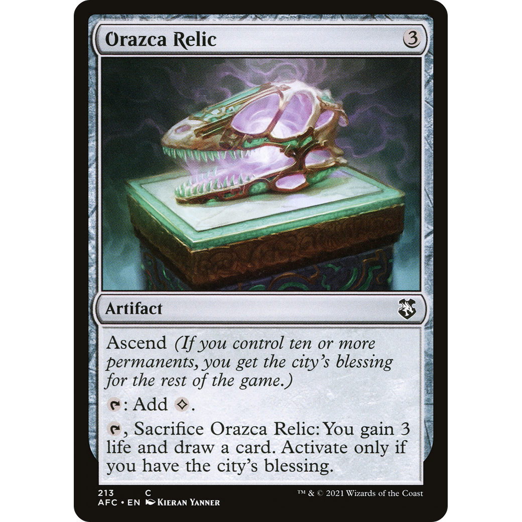 Orazca Relic (AFC-213) - Forgotten Realms Commander