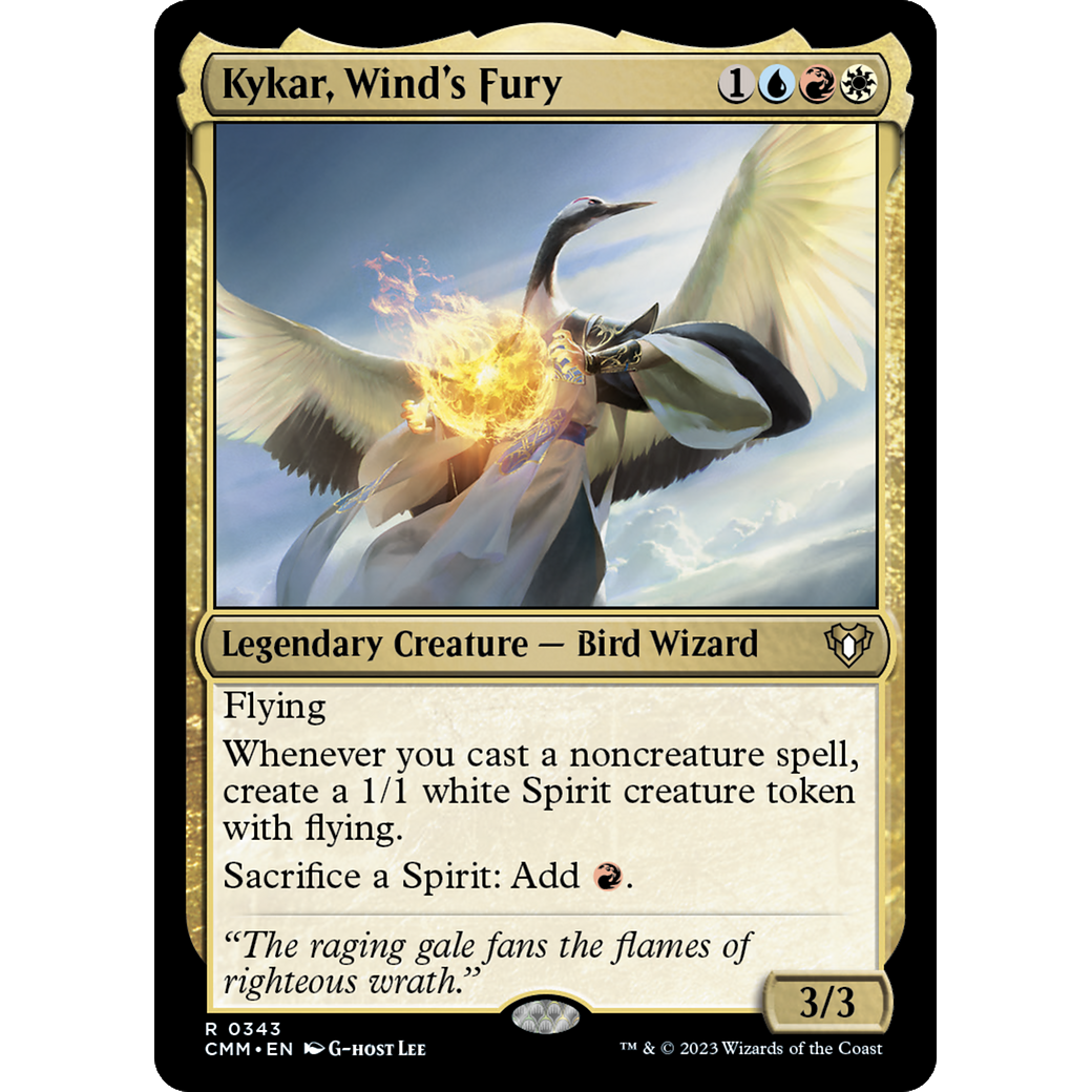 Kykar, Wind's Fury (CMM-343) - Commander Masters Foil