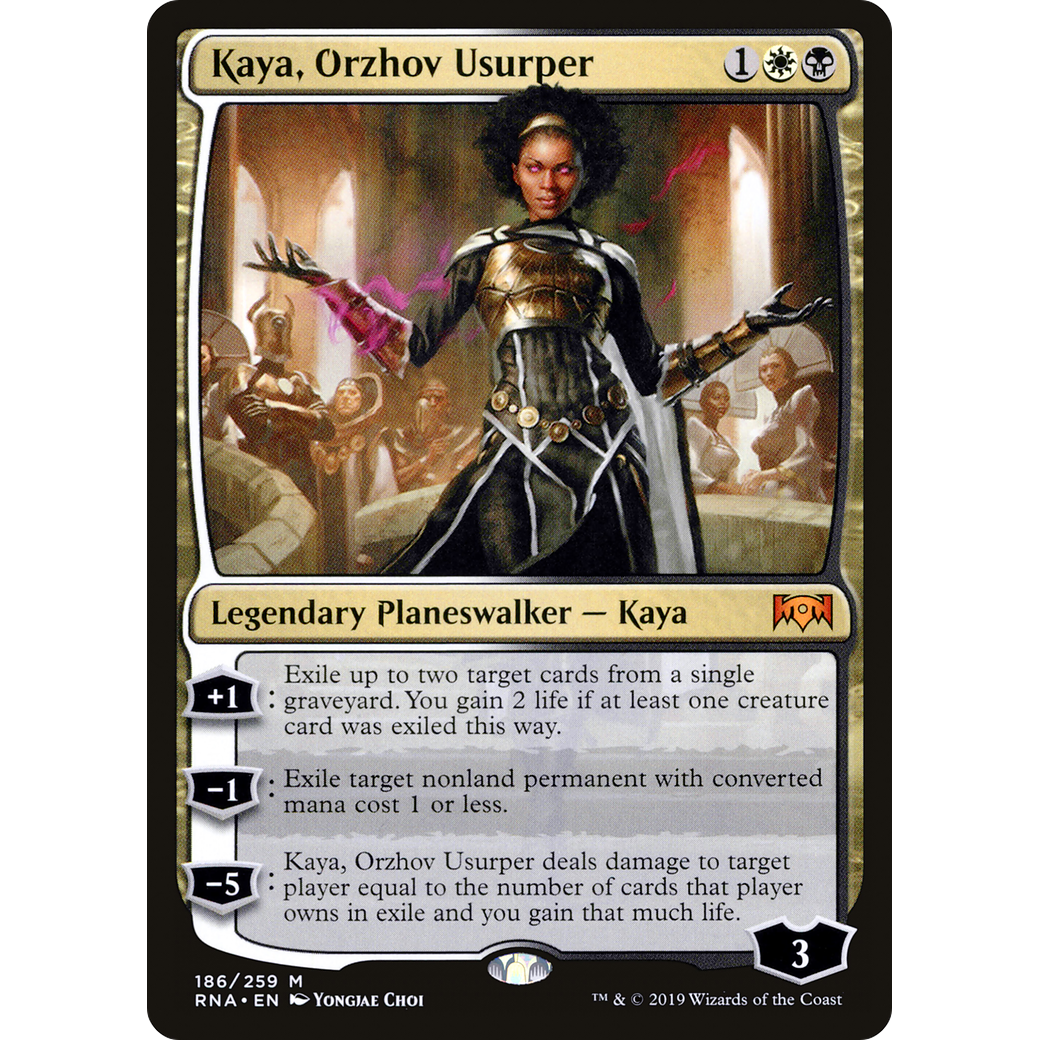 Kaya, Orzhov Usurper (RNA-186) - Ravnica Allegiance