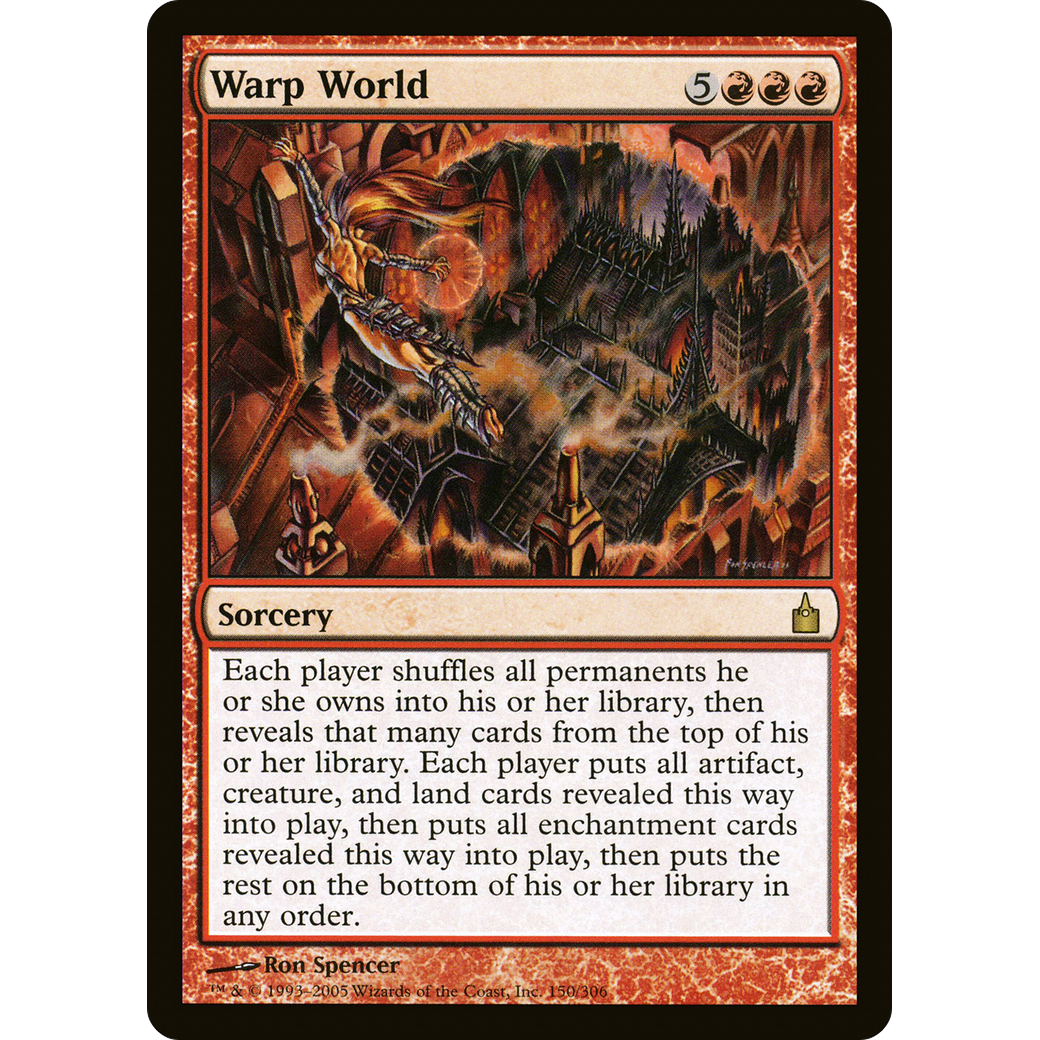 Warp World (RAV-150) - Ravnica: City of Guilds Foil
