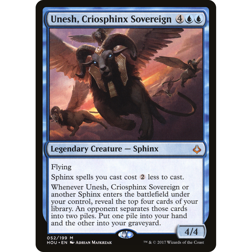 Unesh, Criosphinx Sovereign (HOU-052) - Hour of Devastation