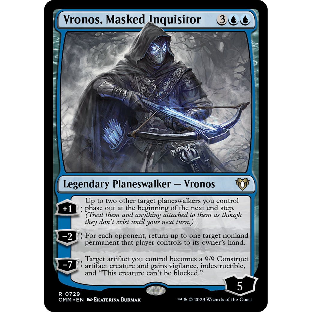 Vronos, Masked Inquisitor (CMM-729) - Commander Masters