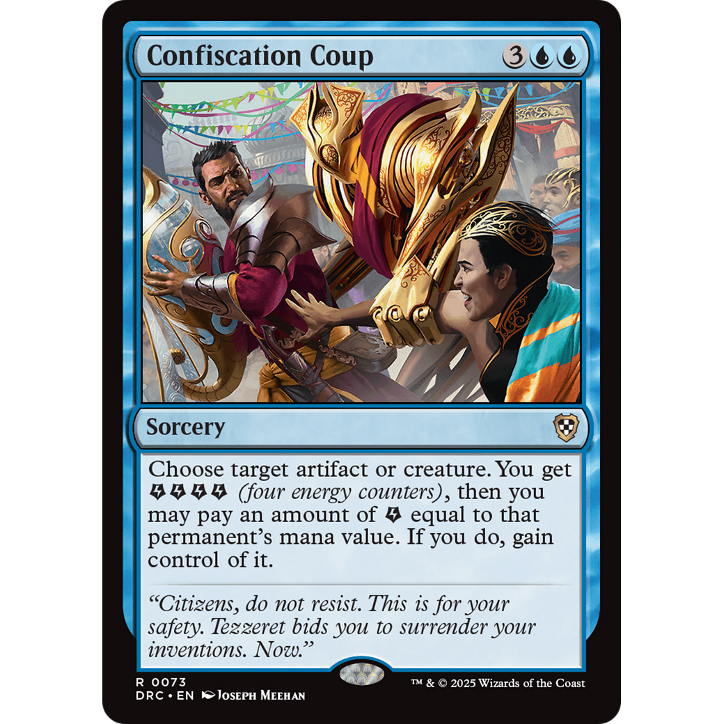 Confiscation Coup (DRC-073) - Commander: Aetherdrift
