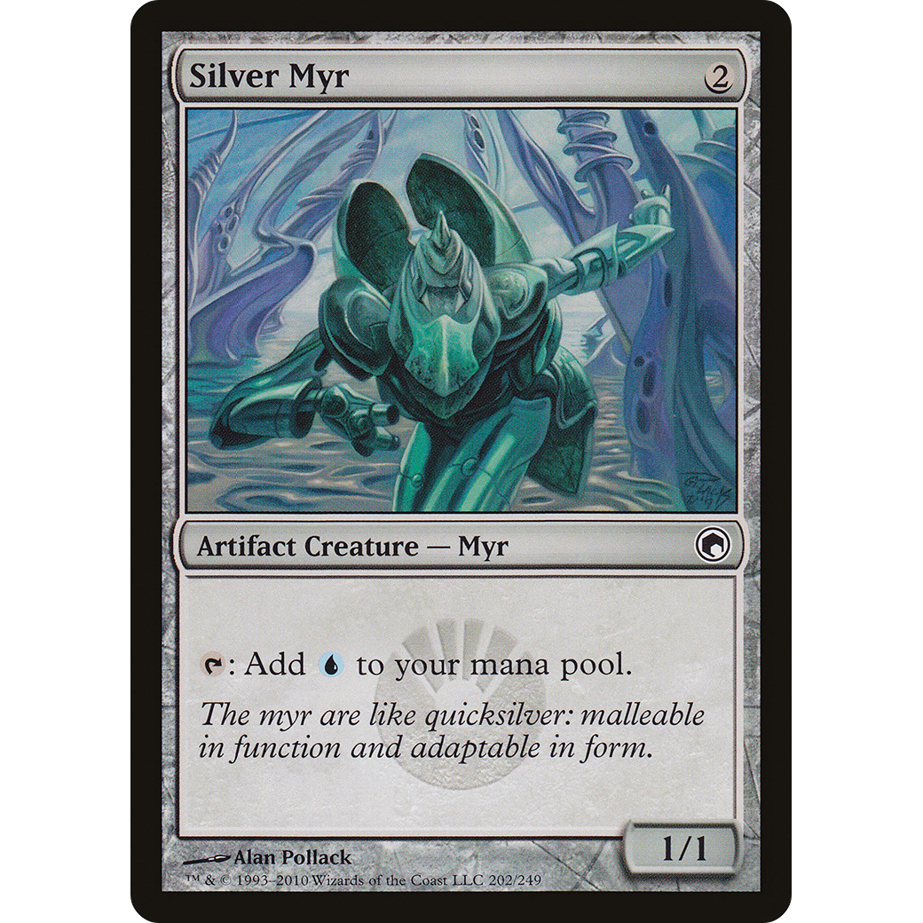 Silver Myr (SOM-202) - Scars of Mirrodin
