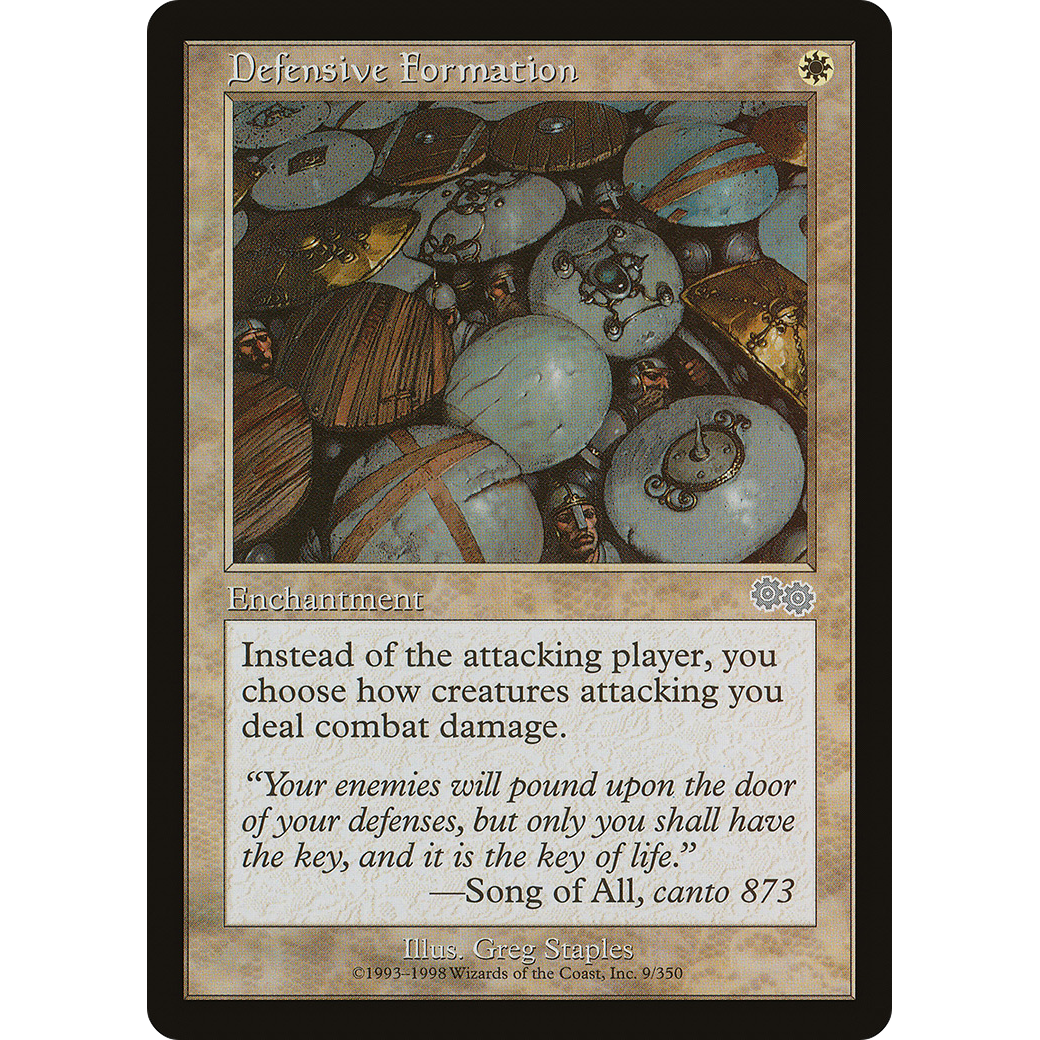 Defensive Formation (USG-009) - Urza's Saga