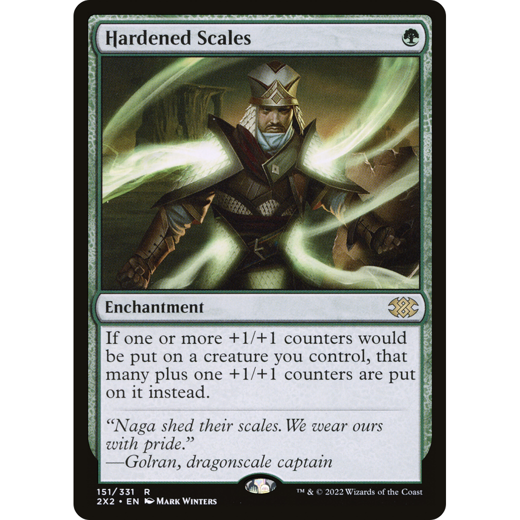Hardened Scales (2X2-151) - Double Masters 2022 Foil