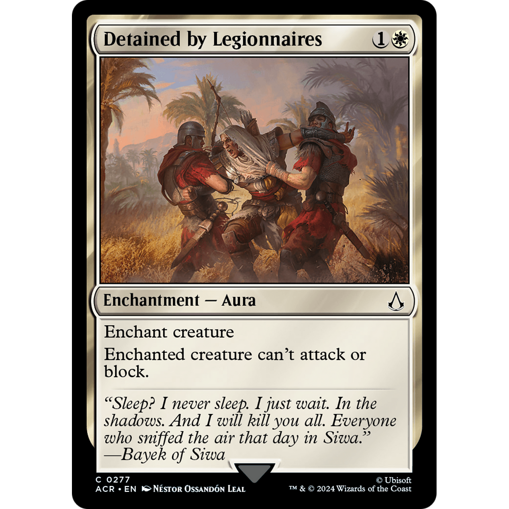 Detained by Legionnaires (ACR-277) - Assassin's Creed Foil