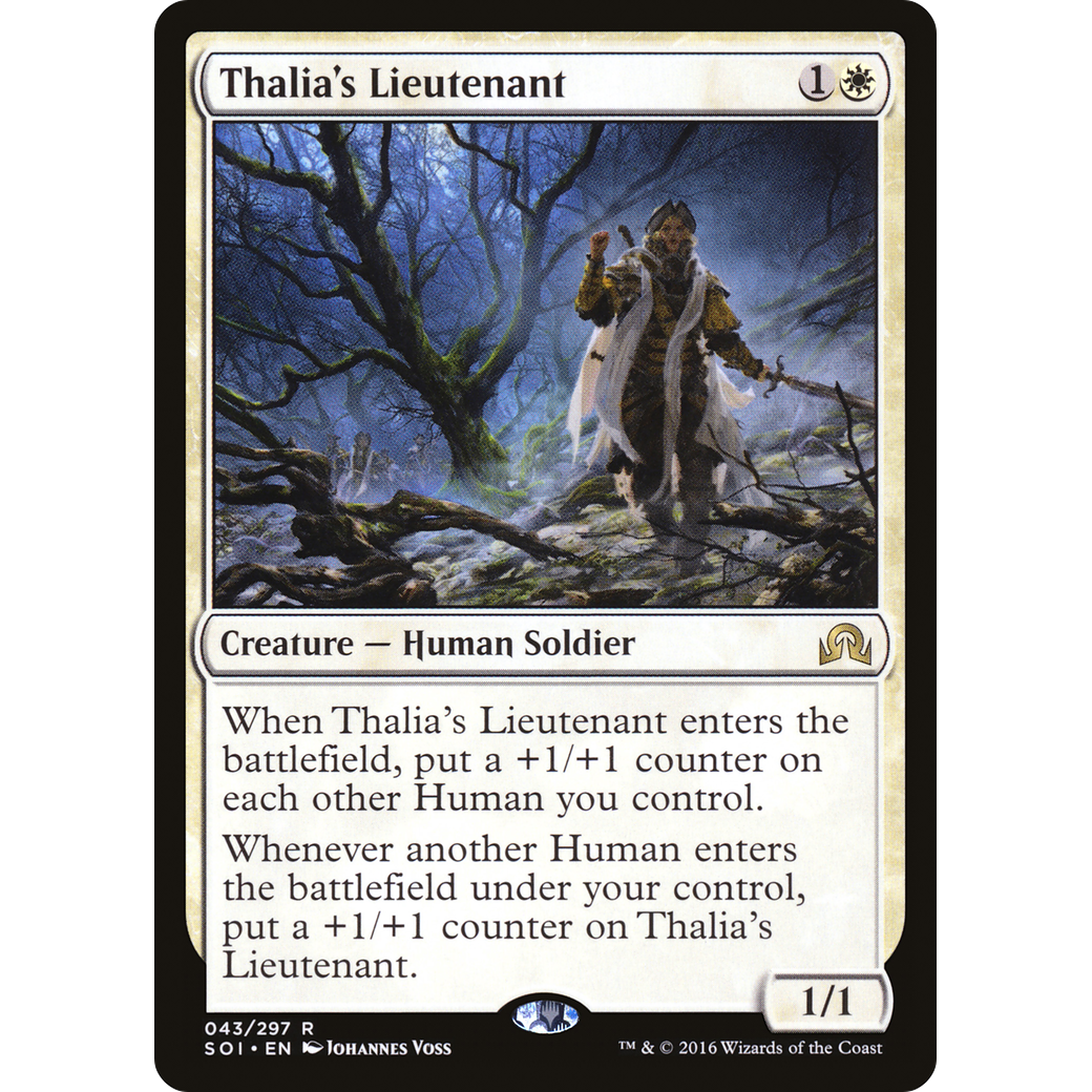 Thalia's Lieutenant (SOI-043) - Shadows over Innistrad Foil