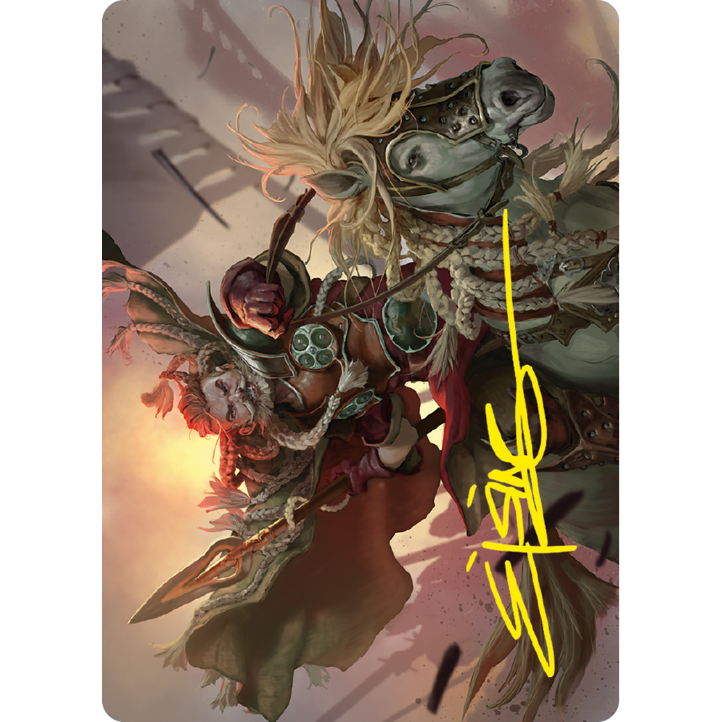 Éomer, Marshal of Rohan // Éomer, Marshal of Rohan (ALTR-009) - Tales of Middle-earth Art Series (Borderless) Foil