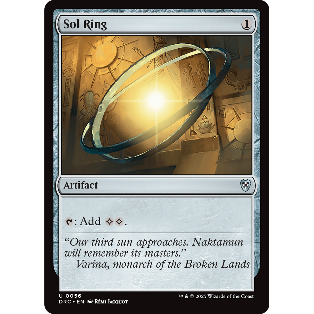Sol Ring (DRC-056) - Commander: Aetherdrift Foil