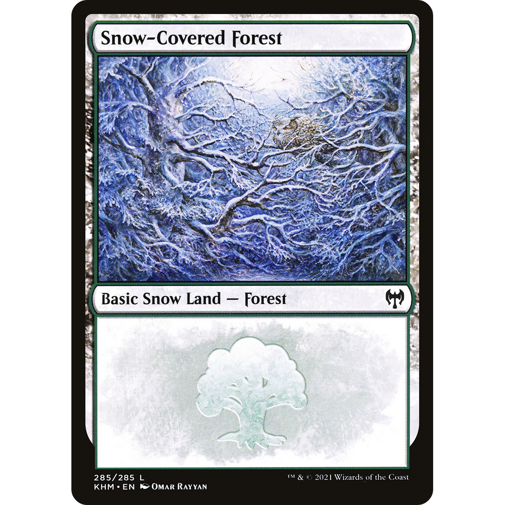 Snow-Covered Forest (285) (KHM-285) - Kaldheim: (snow) Foil