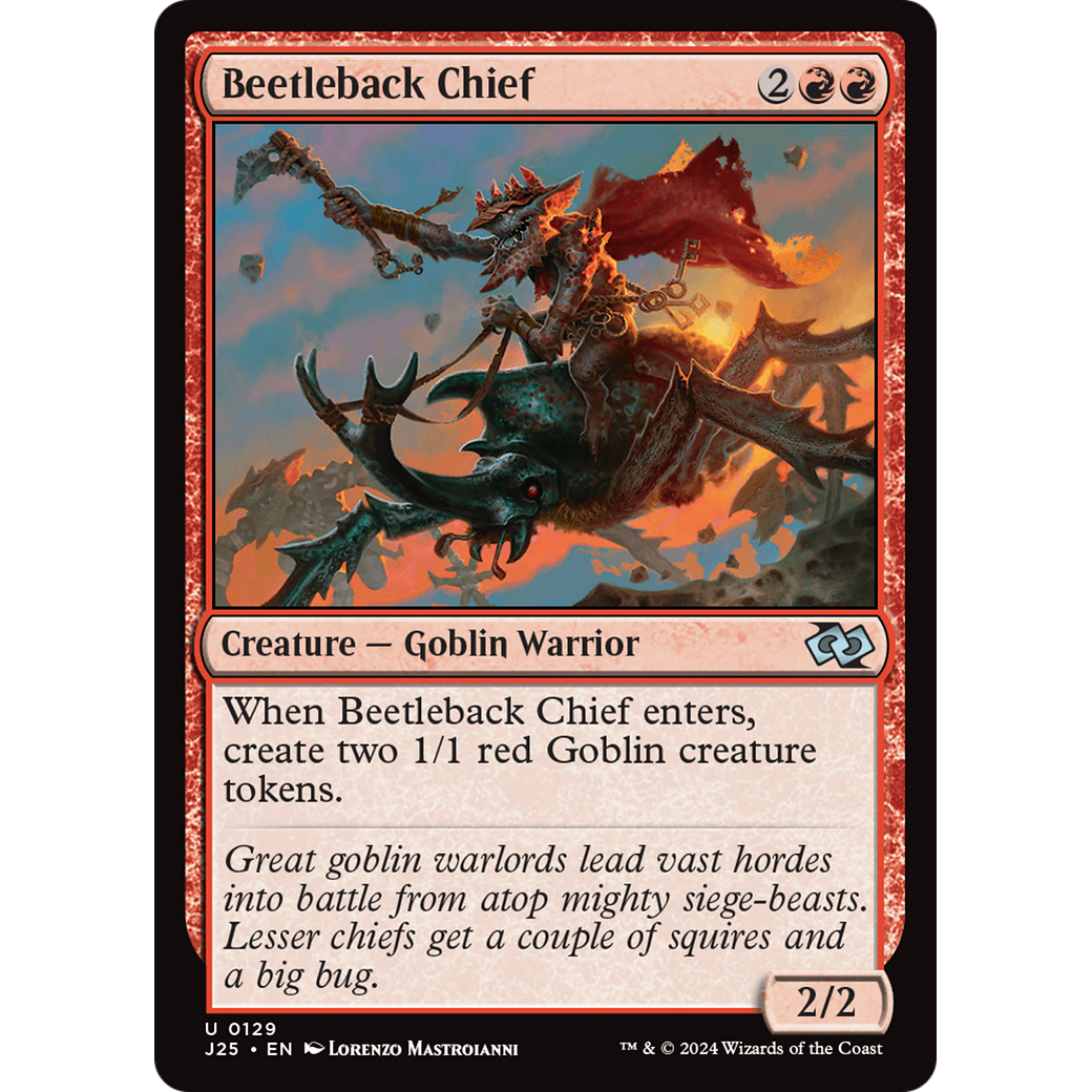 Beetleback Chief (J25-129) - Foundations Jumpstart