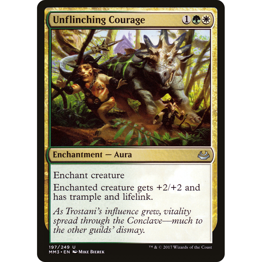 Unflinching Courage (MM3-197) - Modern Masters 2017 Foil