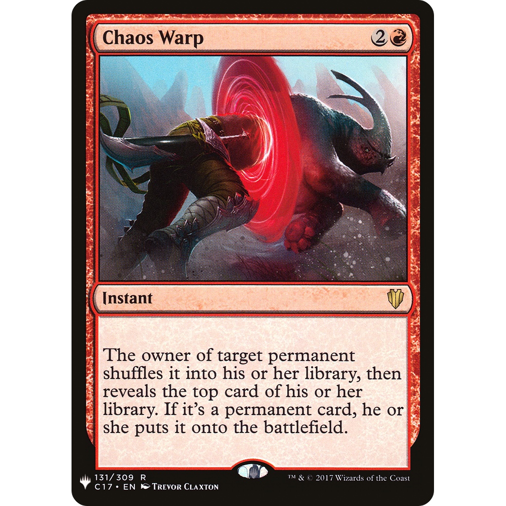 Chaos Warp (C17) (LIST-131/309) - The List