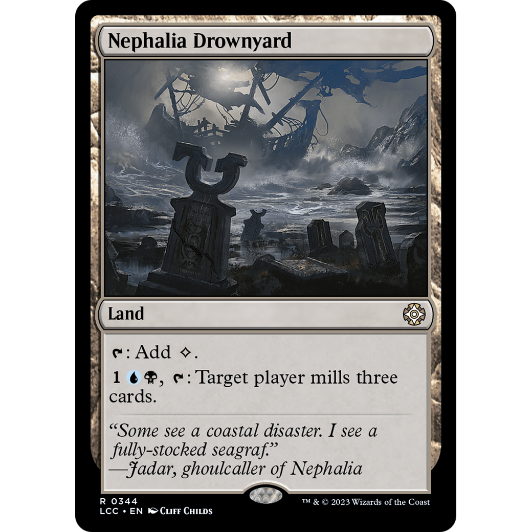 Nephalia Drownyard (LCC-344) - The Lost Caverns of Ixalan Commander