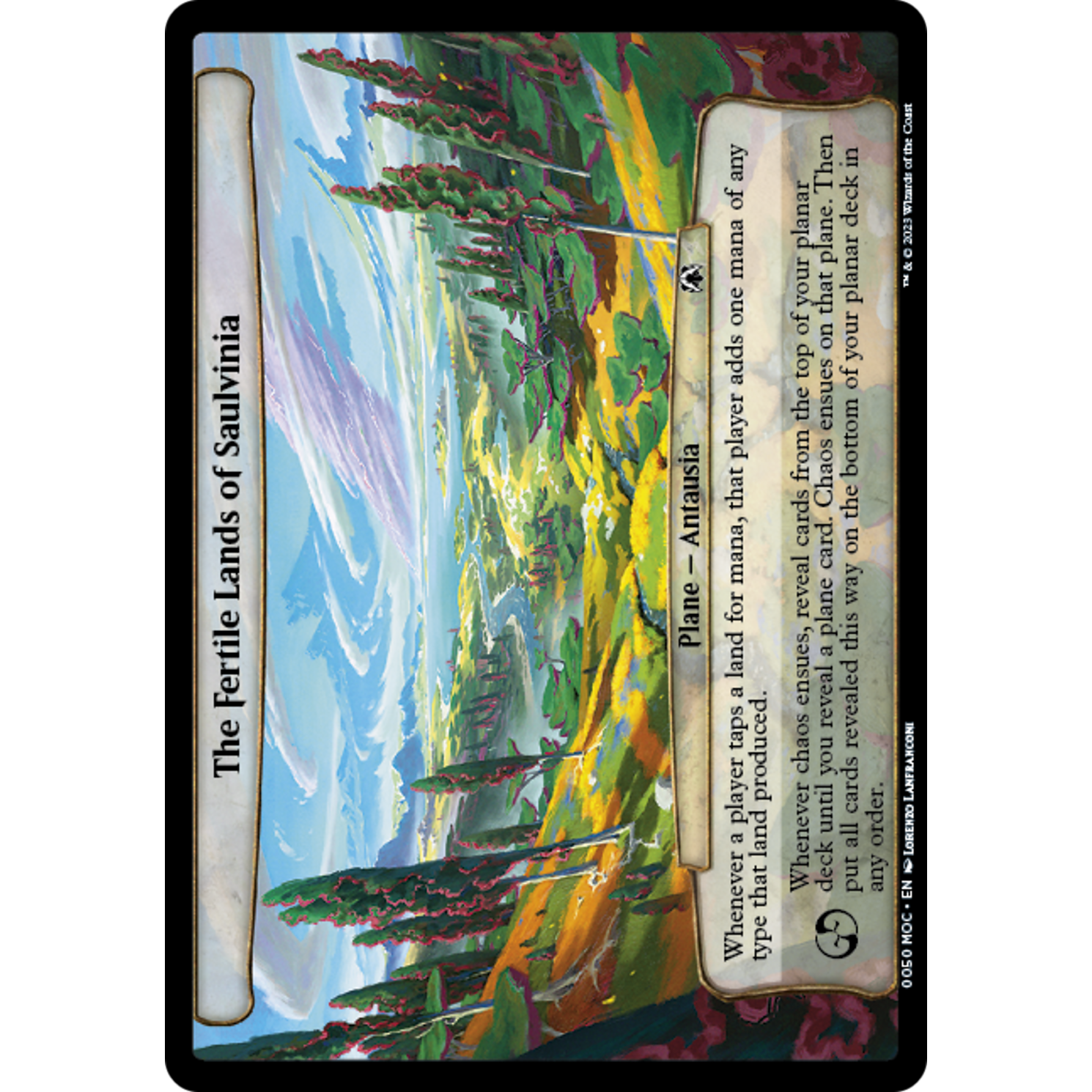 The Fertile Lands of Saulvinia (MOC-050) - March of the Machine Commander