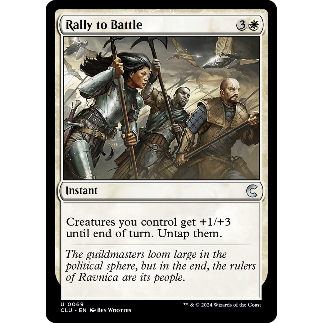 Rally to Battle (CLU-069) - Ravnica: Clue Edition