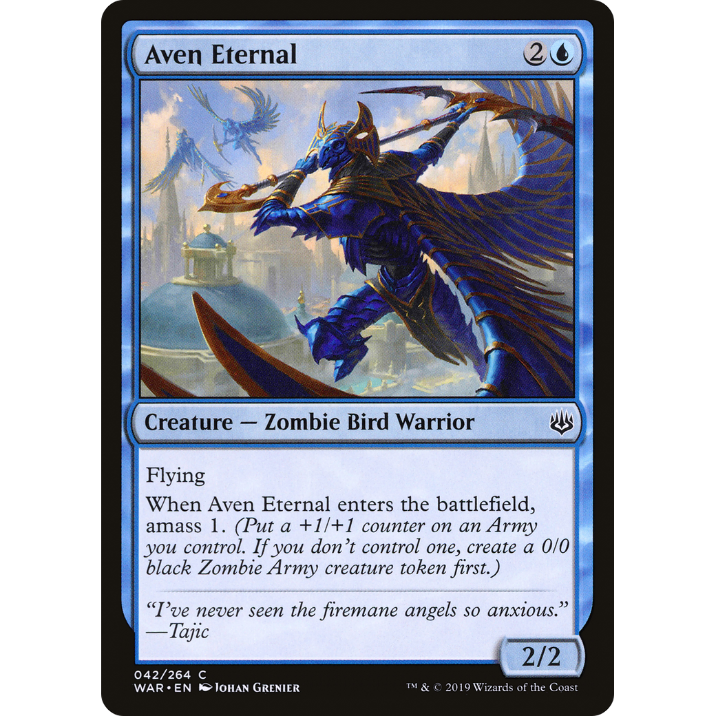 Aven Eternal (WAR-042) - War of the Spark Foil