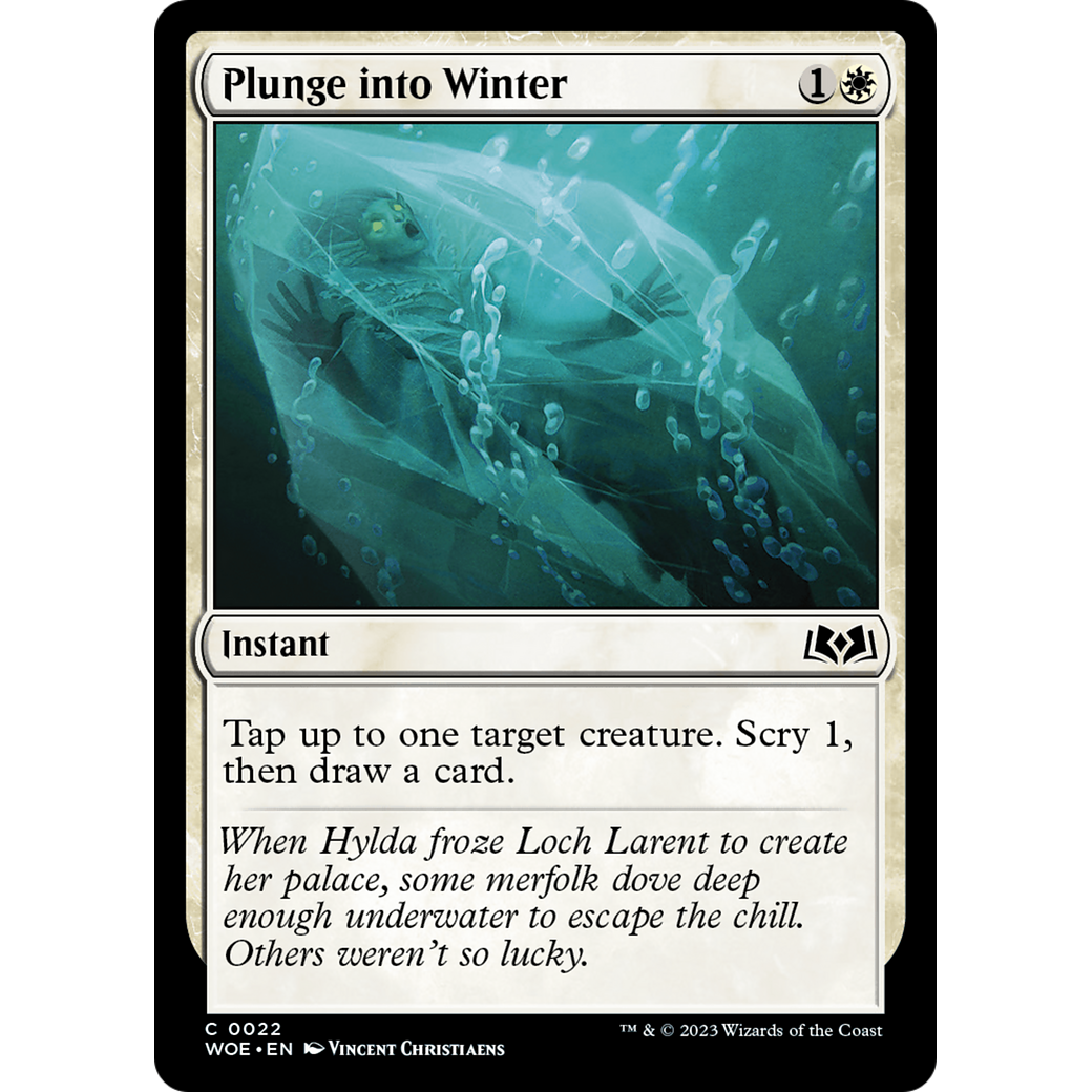 Plunge into Winter (WOE-022) - Wilds of Eldraine Foil