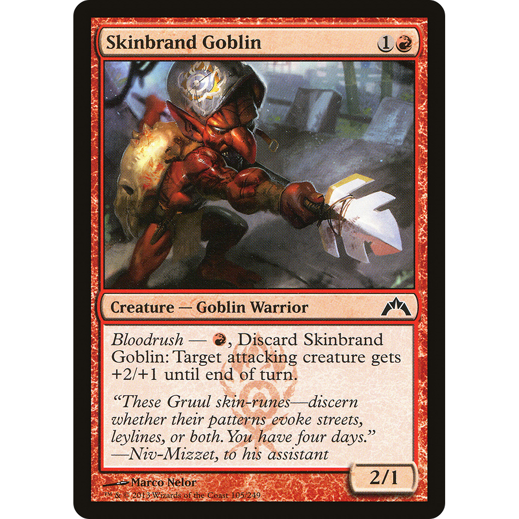 Skinbrand Goblin (GTC-105) - Gatecrash Foil