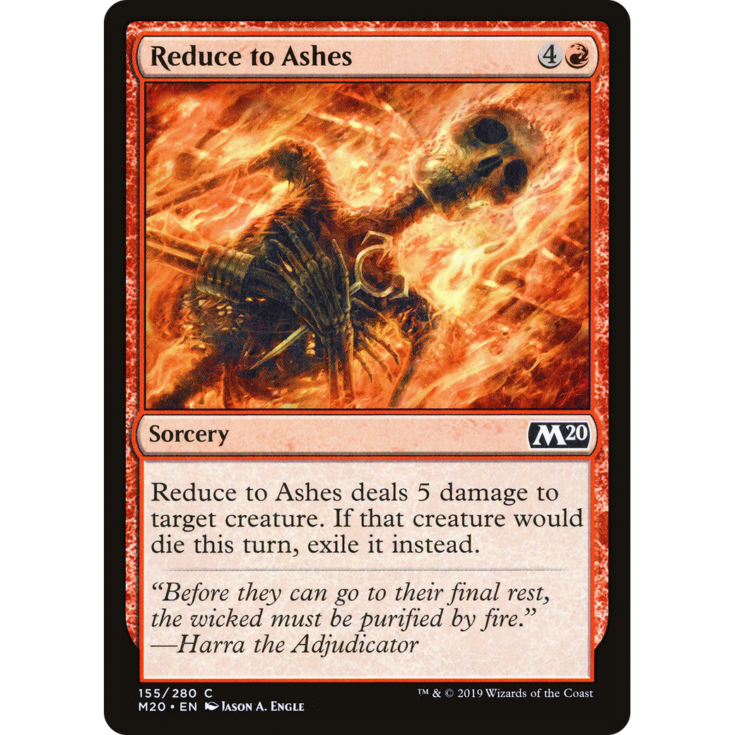 Reduce to Ashes (M20-155) - Core Set 2020