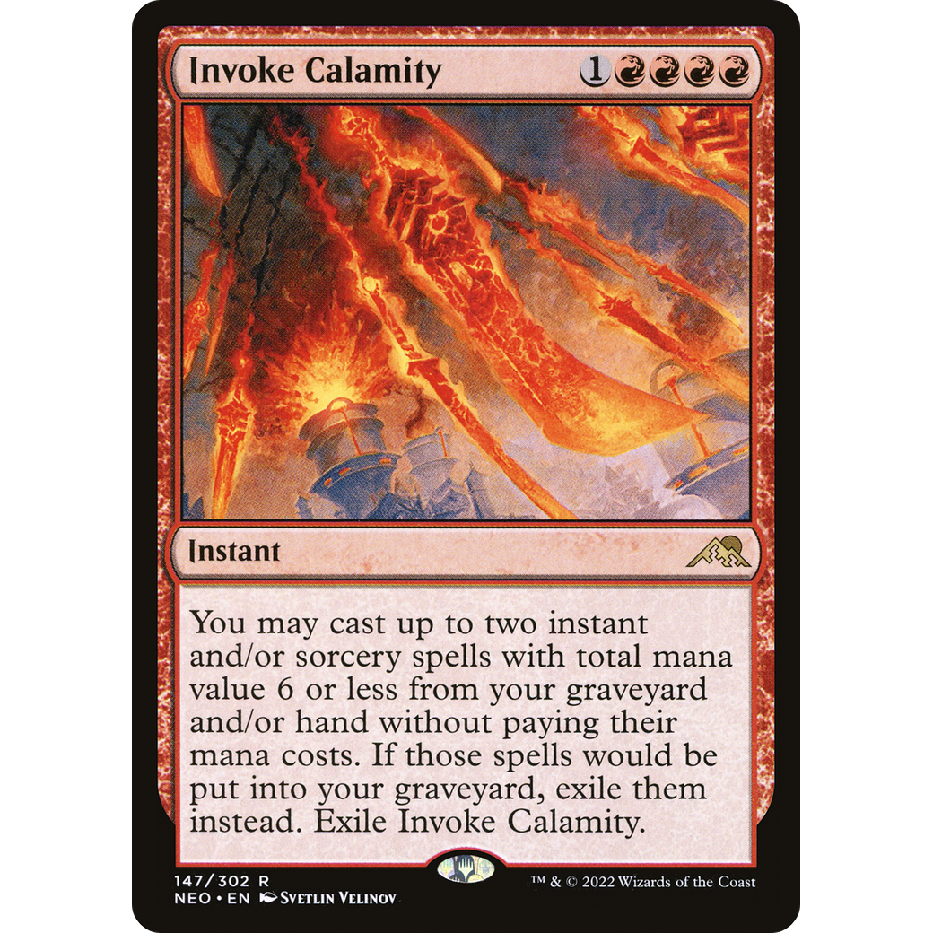 Invoke Calamity (NEO-147) - Kamigawa: Neon Dynasty