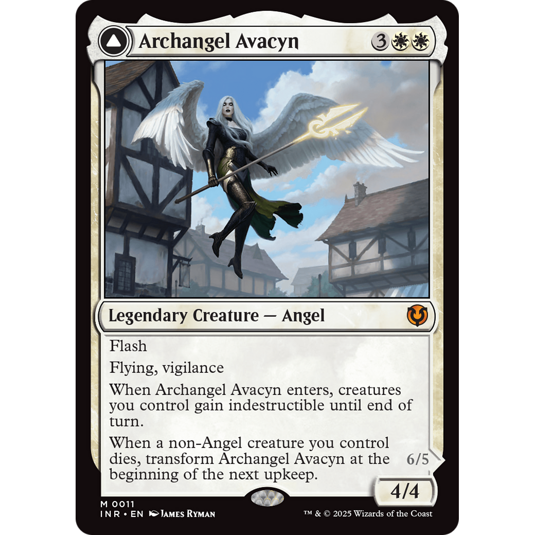 Archangel Avacyn // Avacyn, the Purifier (INR-011) - Innistrad Remastered
